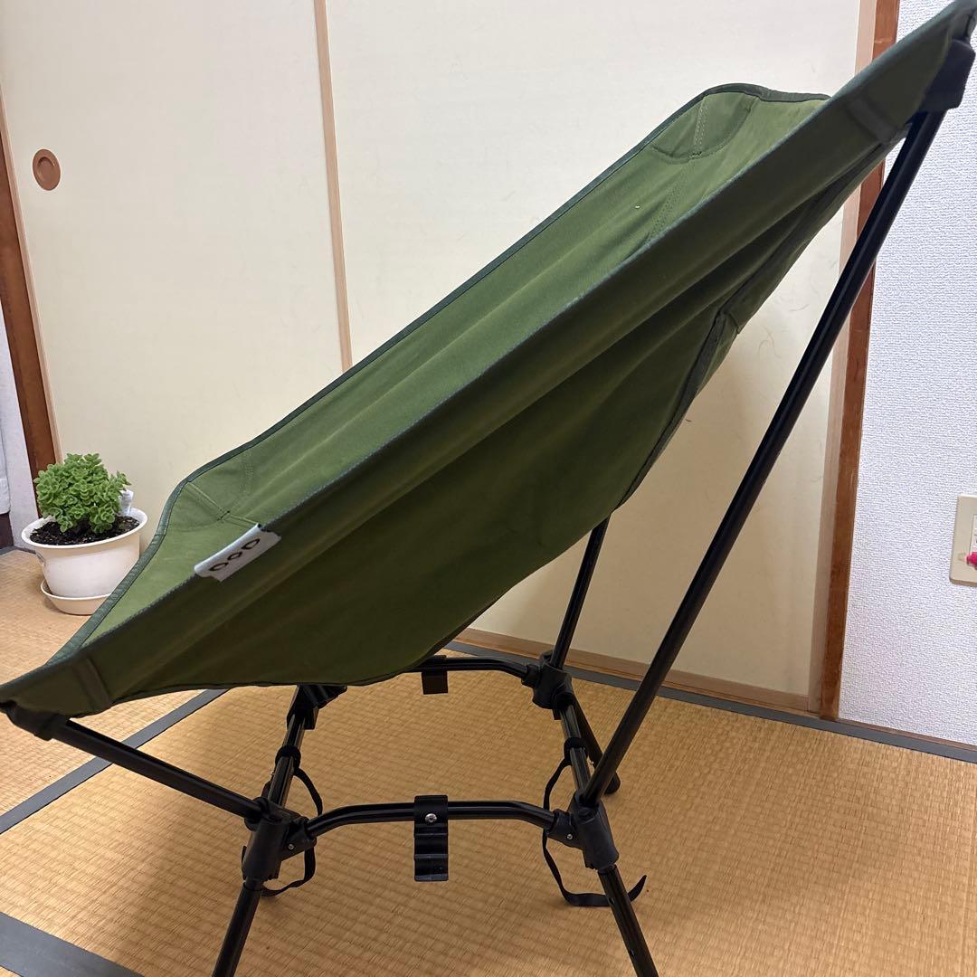 DOD 折りたたみアウトドアチェア オリーブグリーン　　スゴイッス