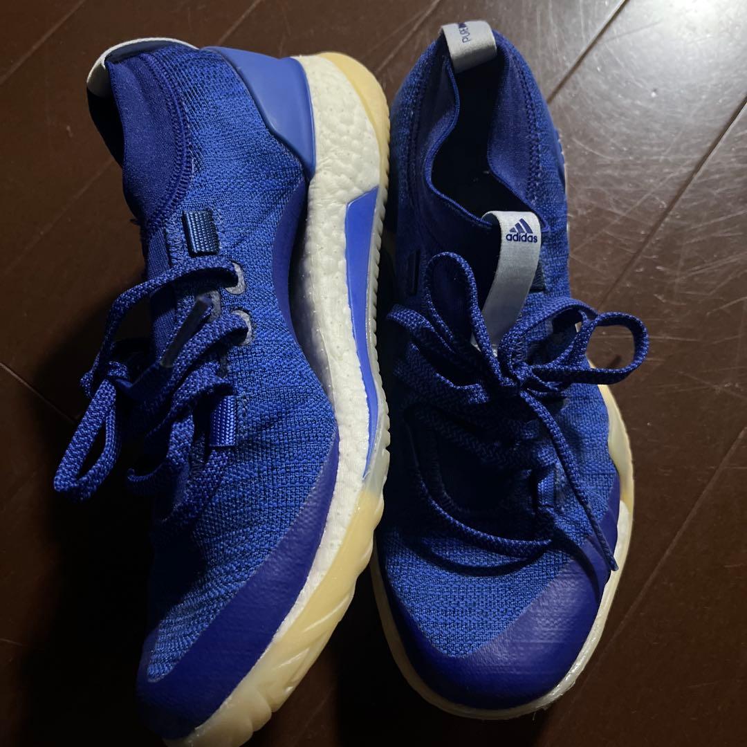 adidas PureBOOST X ブルー シューズ　23センチ