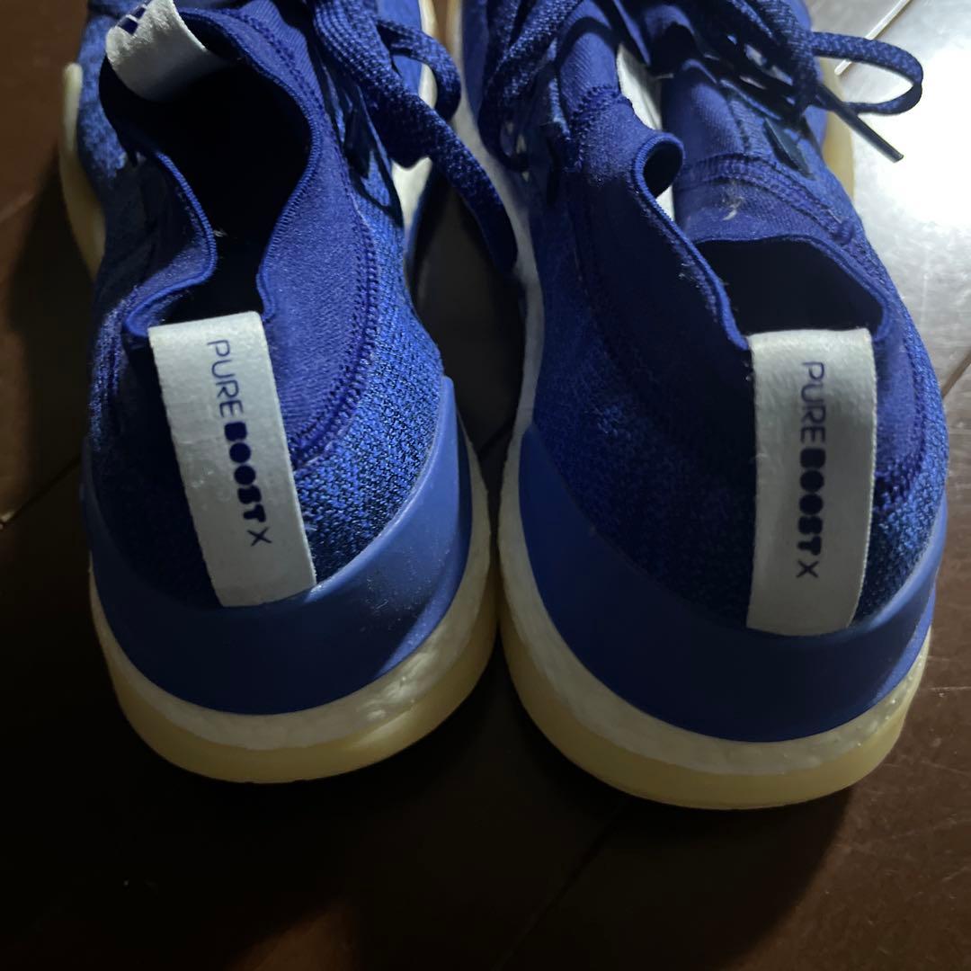 adidas PureBOOST X ブルー シューズ　23センチ