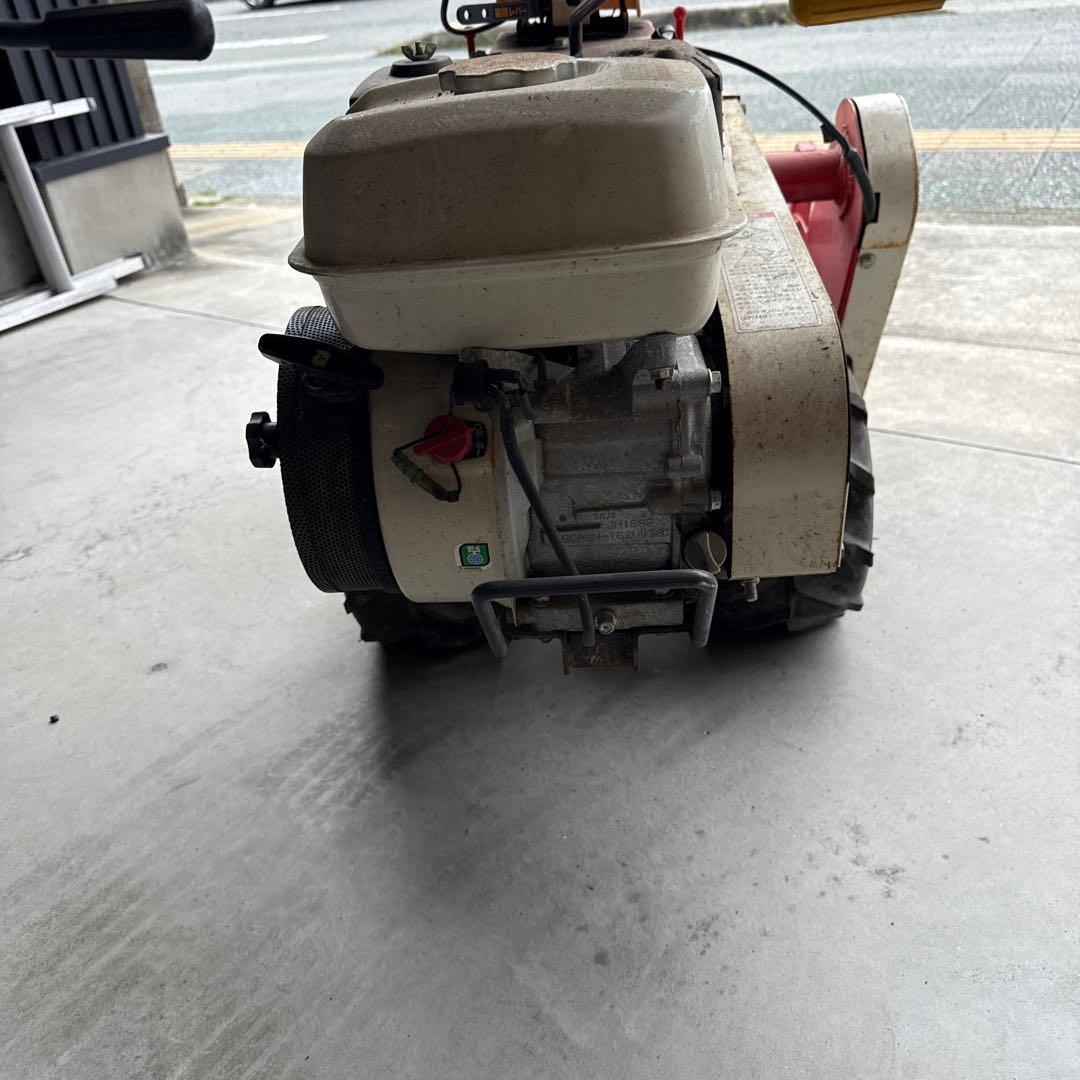 エンジン稼働確認。アテックスatex 　自走草刈機　 刈馬王　ハンマーナイフ