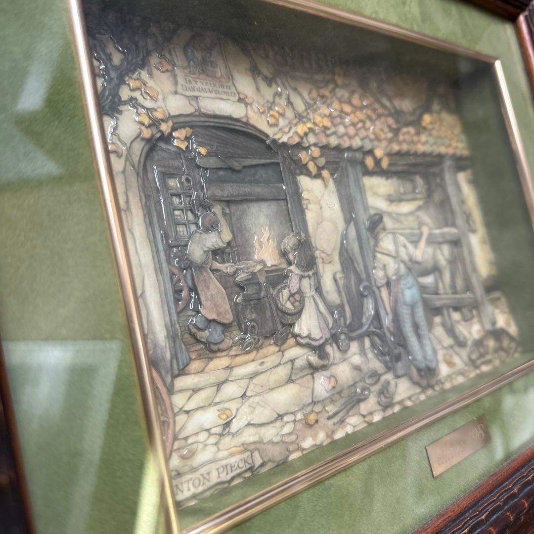 アントンペックanton pieck  デコパージュ　シャドーボックス