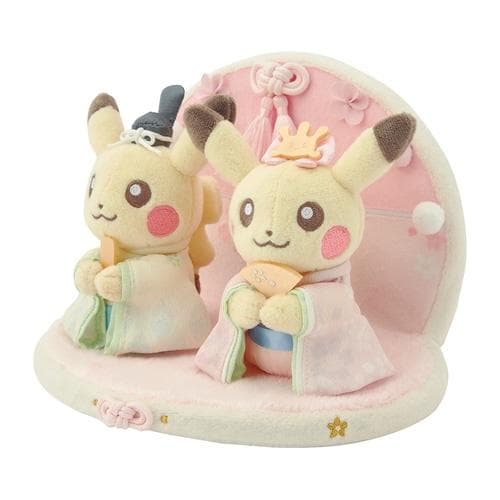 ひなまつり　ぬいぐるみ ピカチュウ　特典　ステッカー　つき　未使用
