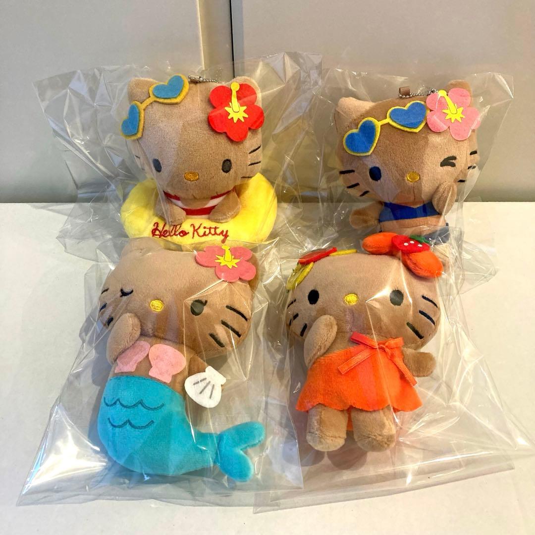 アベイル キティ マスコット キーホルダー ぬいぐるみ 日焼け セット ギャル