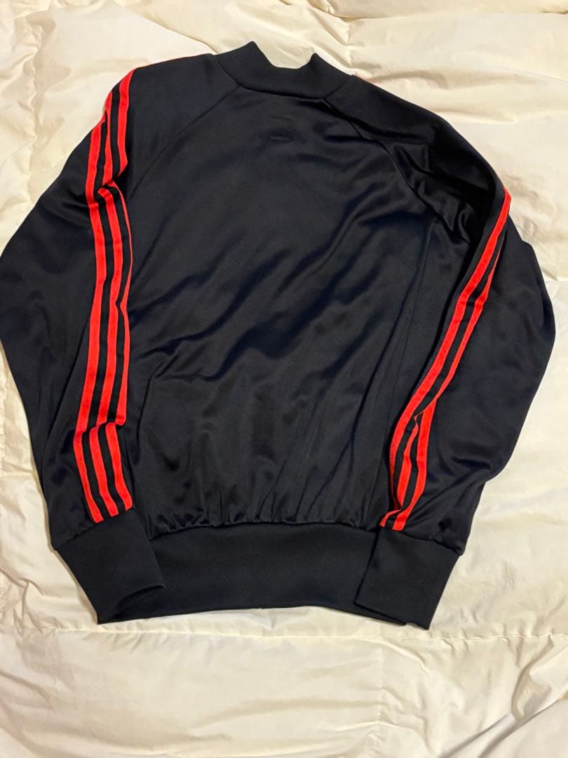 希少 90s adidas トラックジャケット　赤黒