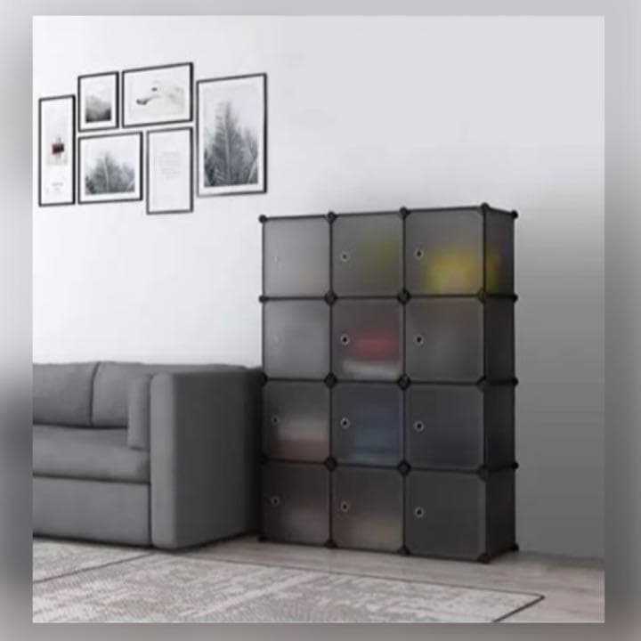 ❤アイデア次第で組合わせ自由自在♪❤大容量＆大収納16BOX❣ワードローブ