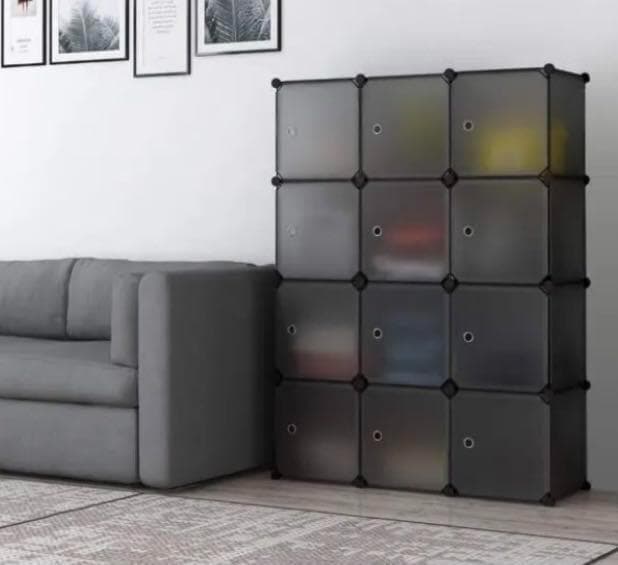 ❤アイデア次第で組合わせ自由自在♪❤大容量＆大収納16BOX❣ワードローブ