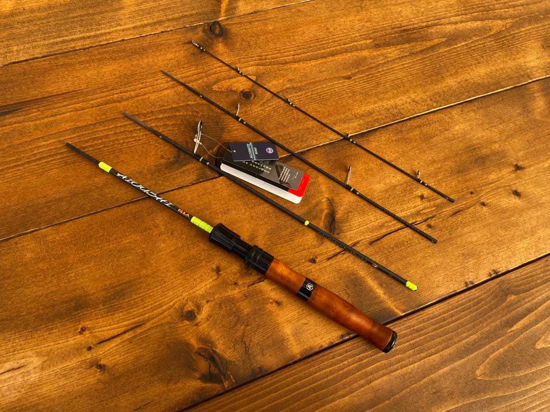 トラウトロッド　ウッドグリップ　フェルールロッド　5ft2inch 山女魚　岩魚