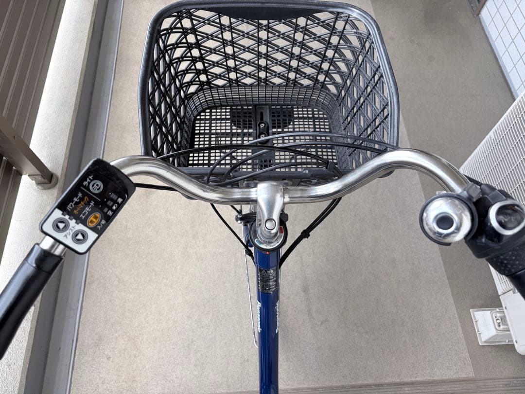 【美品】パナソニック電動アシスト自転車 屋内保管 走行少なめ 付属品あり