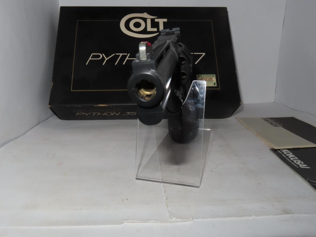 コクサイ ガスリボルバー colt PYTHON.357 4インチ ABS製