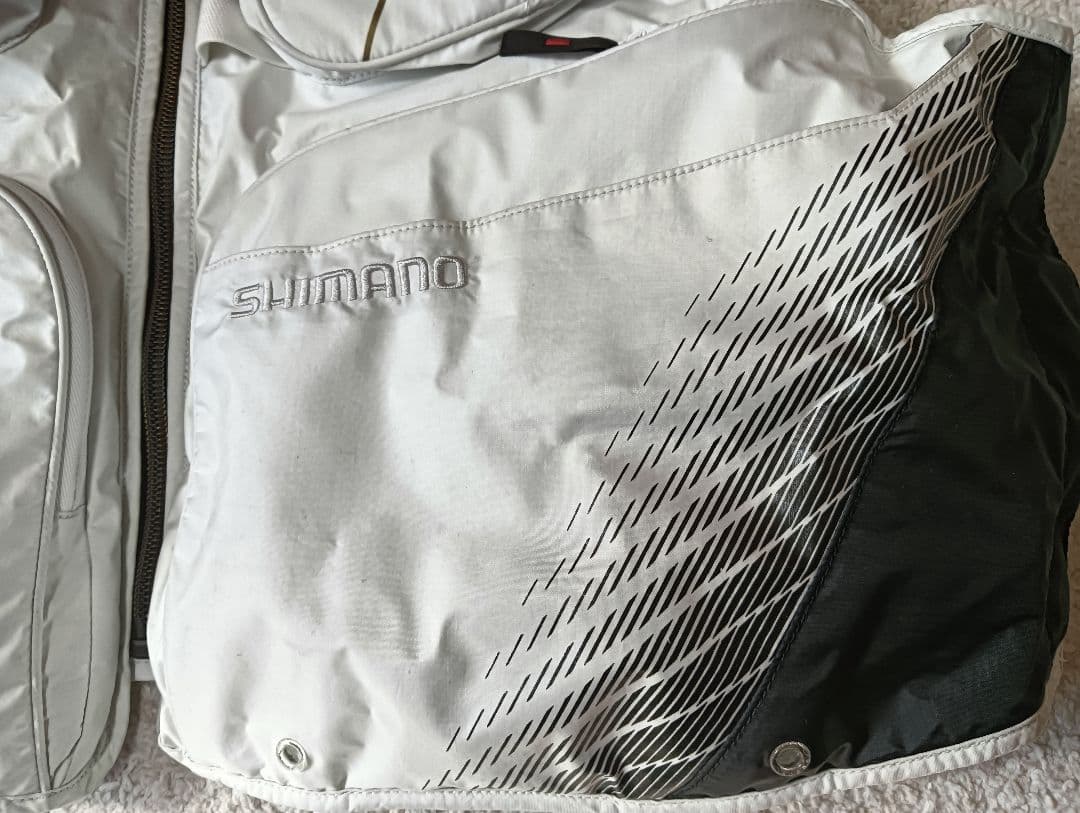 鮎ベストSHIMANO 2WAYショートベスト VE-022T（2XL）NO37