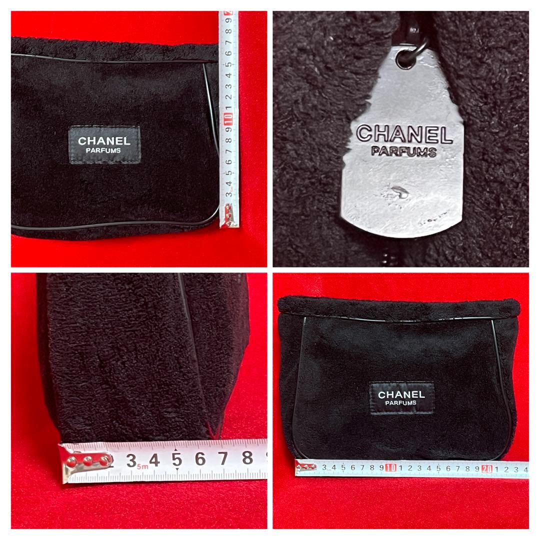 [CHANEL PARFUMS]ノベルティ ムートン風パイル地 もこもこポーチ