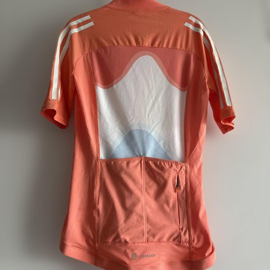 美品adidas marimekkoコラボサイクルジャージ　ビブショーツセット