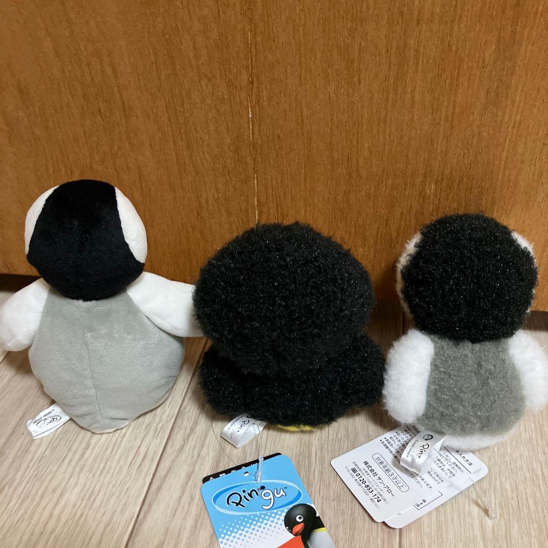 ピングー お手玉 ころころぬいぐるみ 3体まとめ売り