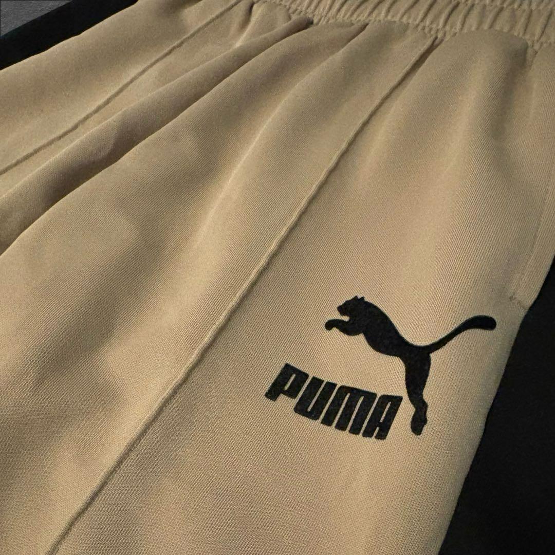 希少✨美品　PUMA サイドライン　トラックパンツ　アースカラー　ベージュ M