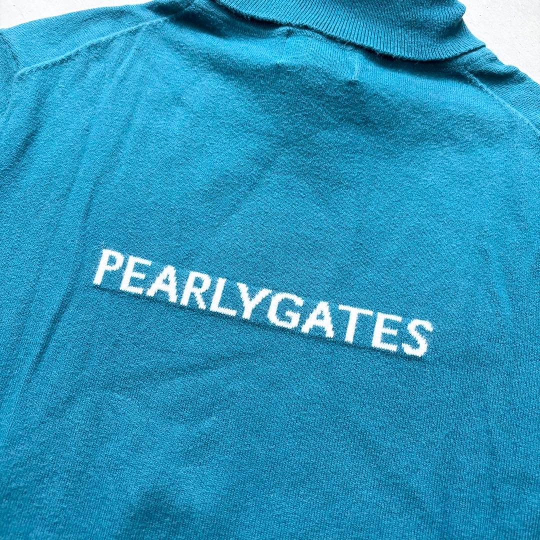 PEARLEY GATES パーリーゲイツ 長袖 ロゴ タートルネックセーター