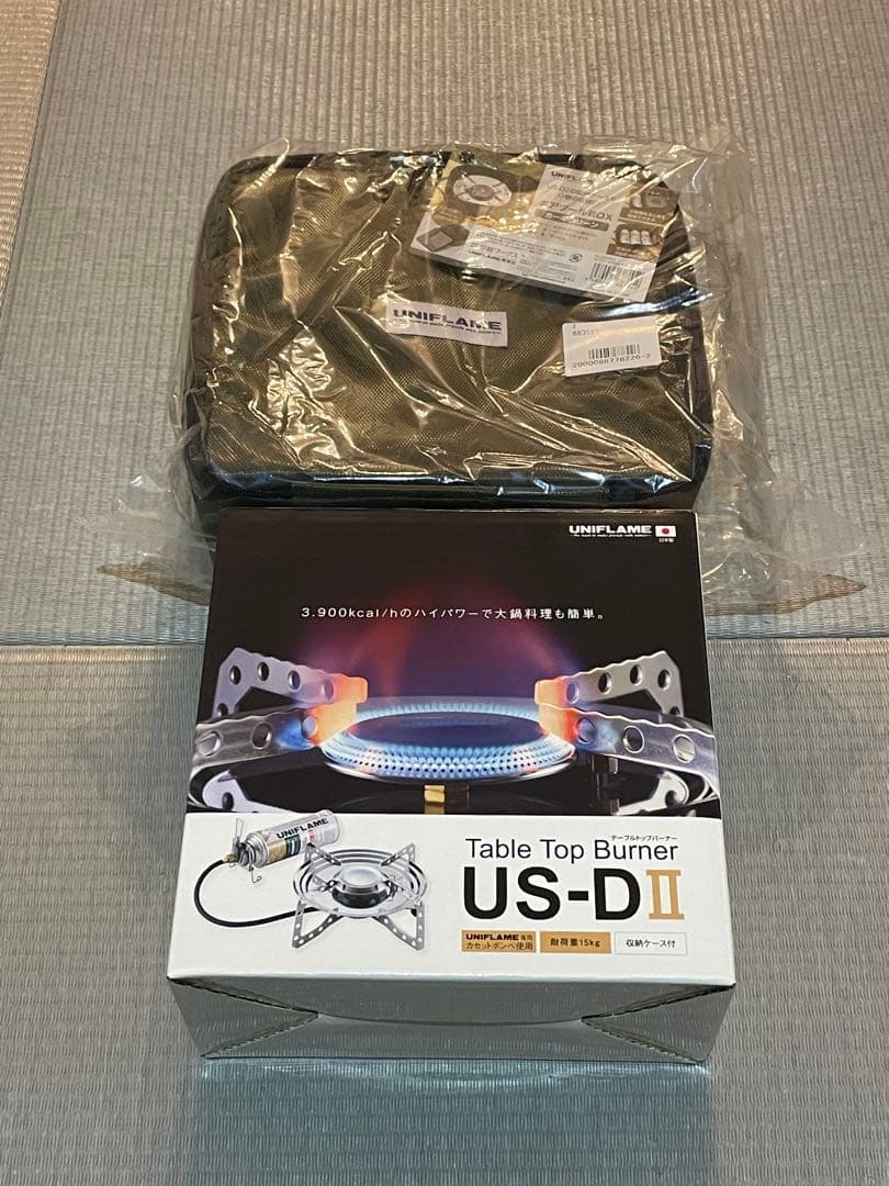 【ユニフレーム】テーブルトップバーナー US-D2＆ギアツールBOX 新品