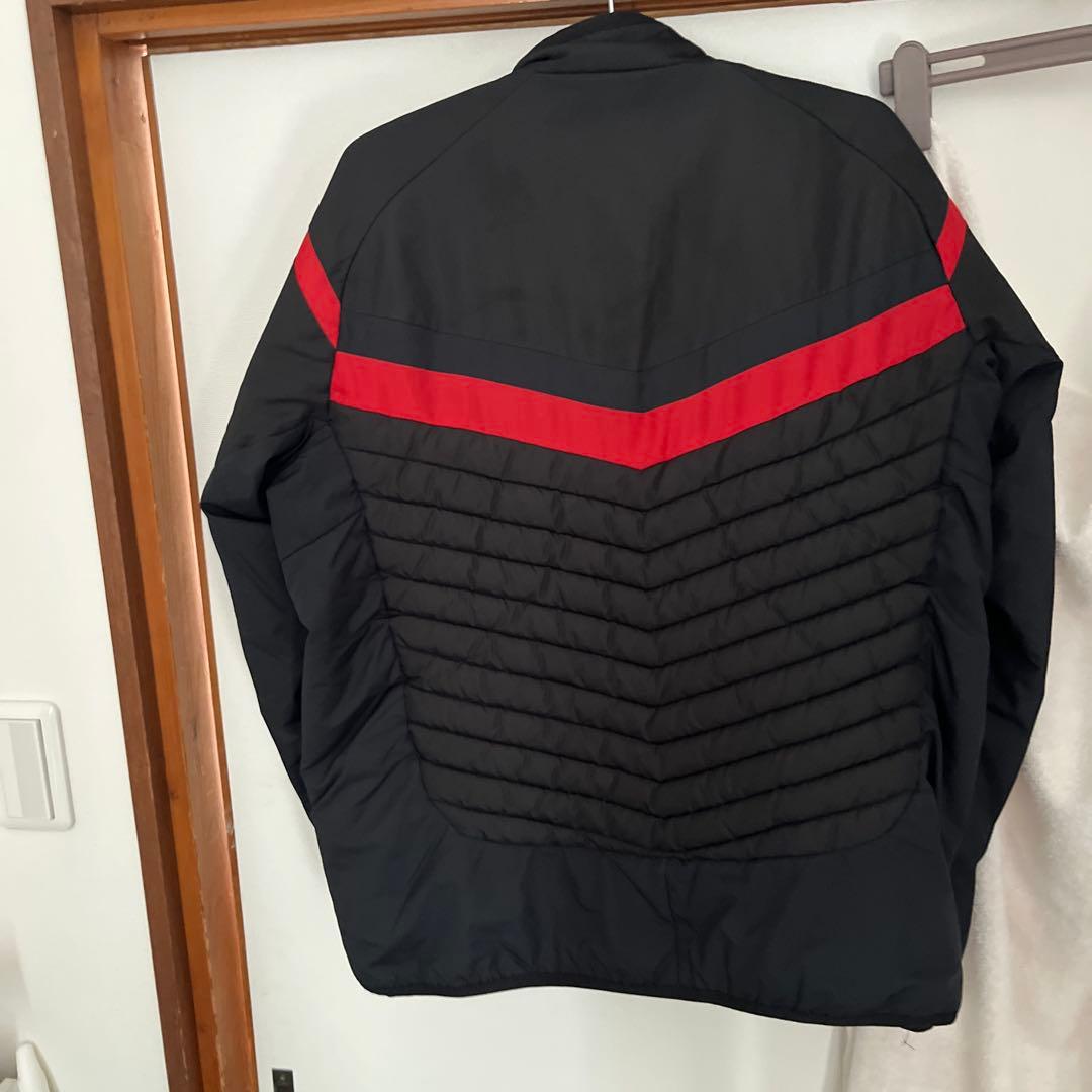 Mizuno YGU ジャケット M ブラック/レッド 山梨学院［非売品］選手専
