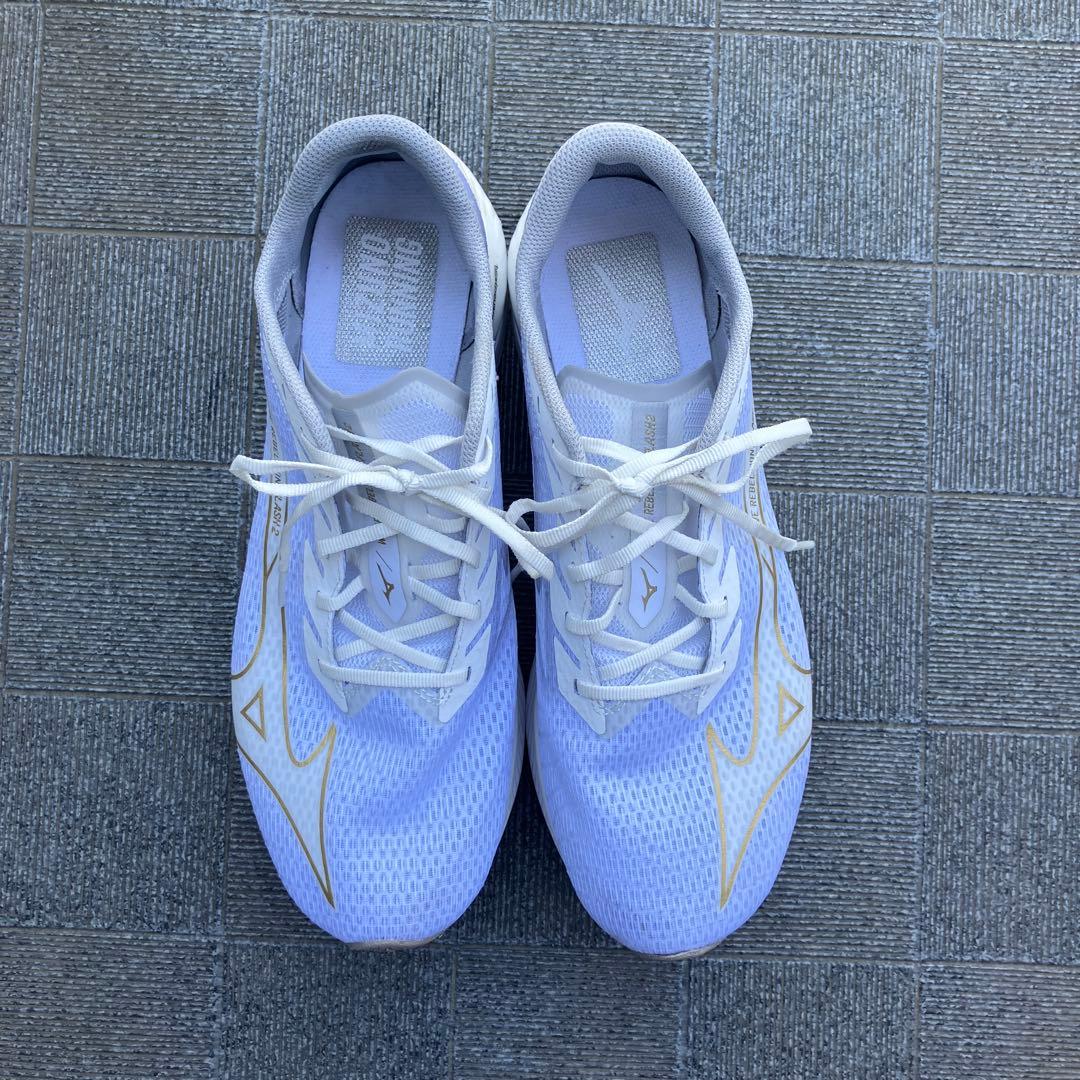 【28.5cm】Mizuno WAVE REBELLION FLASH 2 白