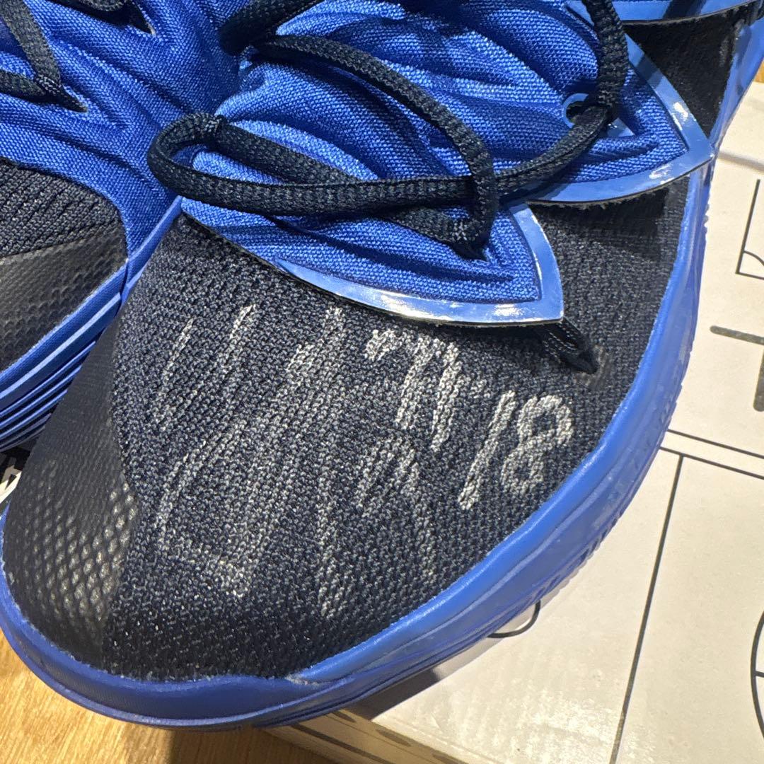 渡邊雄太直筆サイン入り　NIKE カイリー5 デューク大　渡邊雄太限定モデル