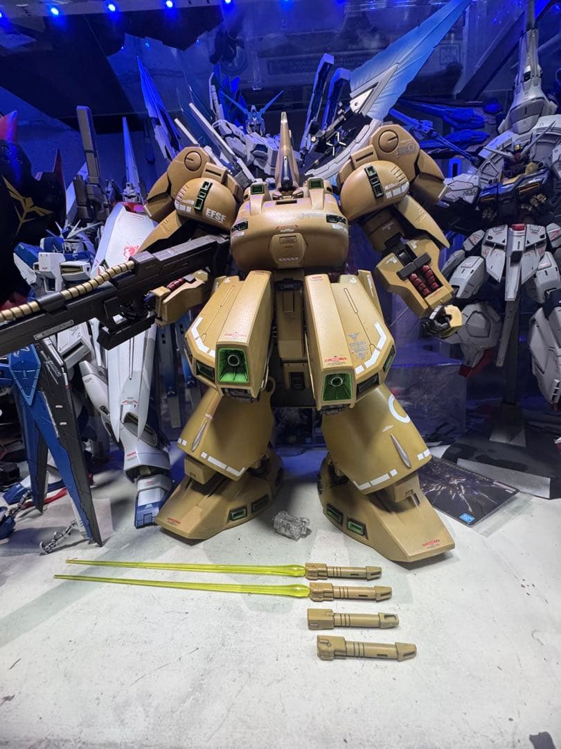 MG ジオ　ジ・Ｏ　塗装完成品　ガンプラ　プラモデル　塗装済み　Zガンダム