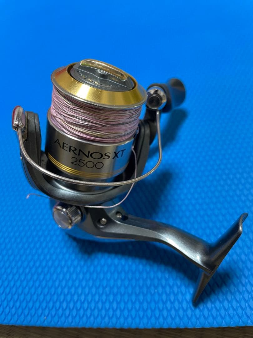 SHIMANO AERNOS XT 2500 スピニングリール ライン付き 中古