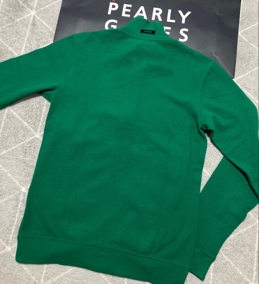 新品 パーリーゲイツ プレミアムウォームポップコーン ブルゾン(4)サイズM/緑