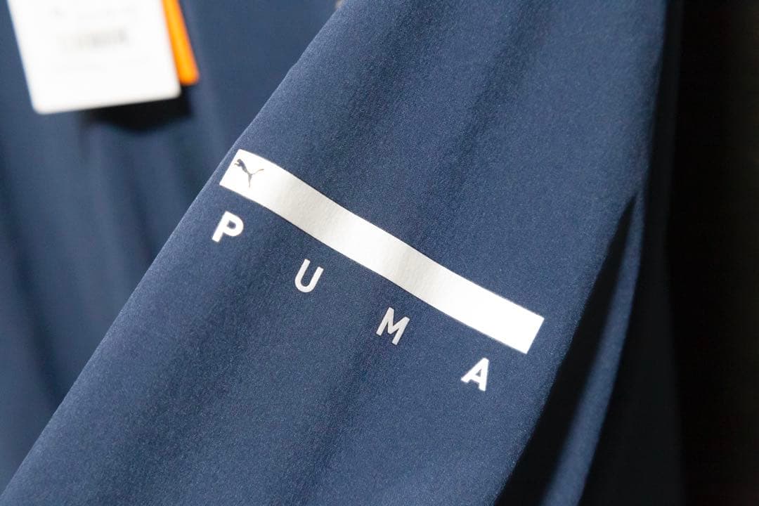PUMA プーマ 新品 XL フード付きネイビージャケット 吸水速乾