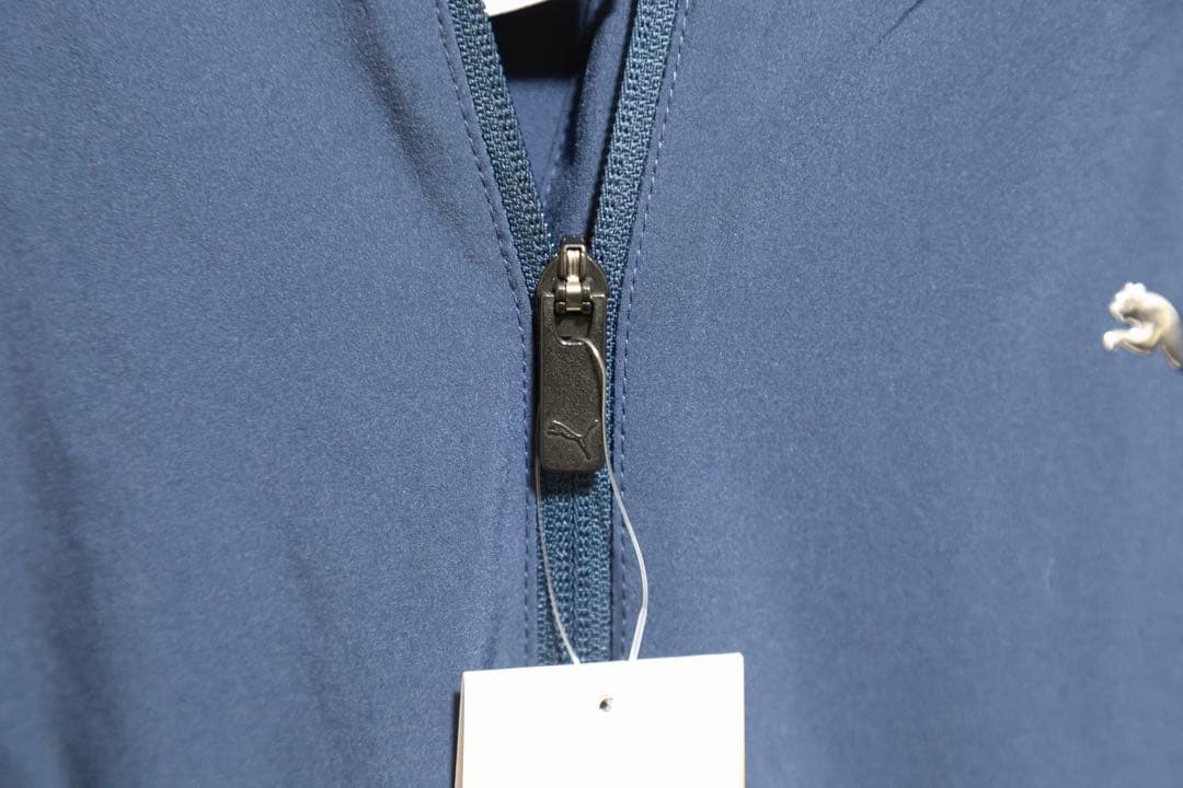 PUMA プーマ 新品 XL フード付きネイビージャケット 吸水速乾