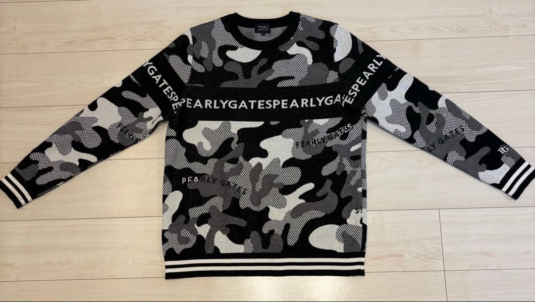 PEARLY GATES 迷彩柄ニットセーター【最終お値下げ】