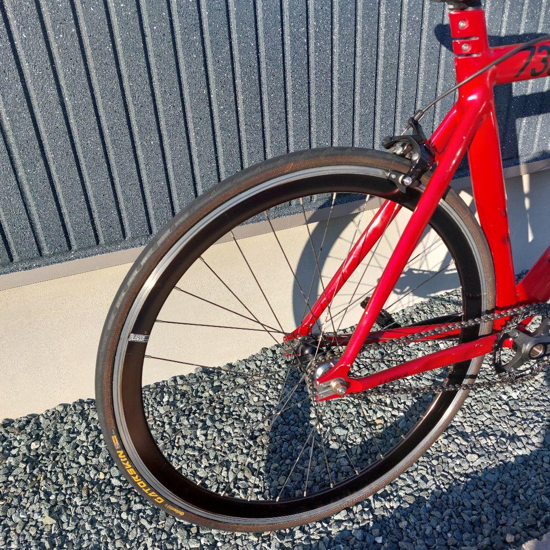 【送料込み】LEADER BIKE 735 フロントホイール抜き 完成車体