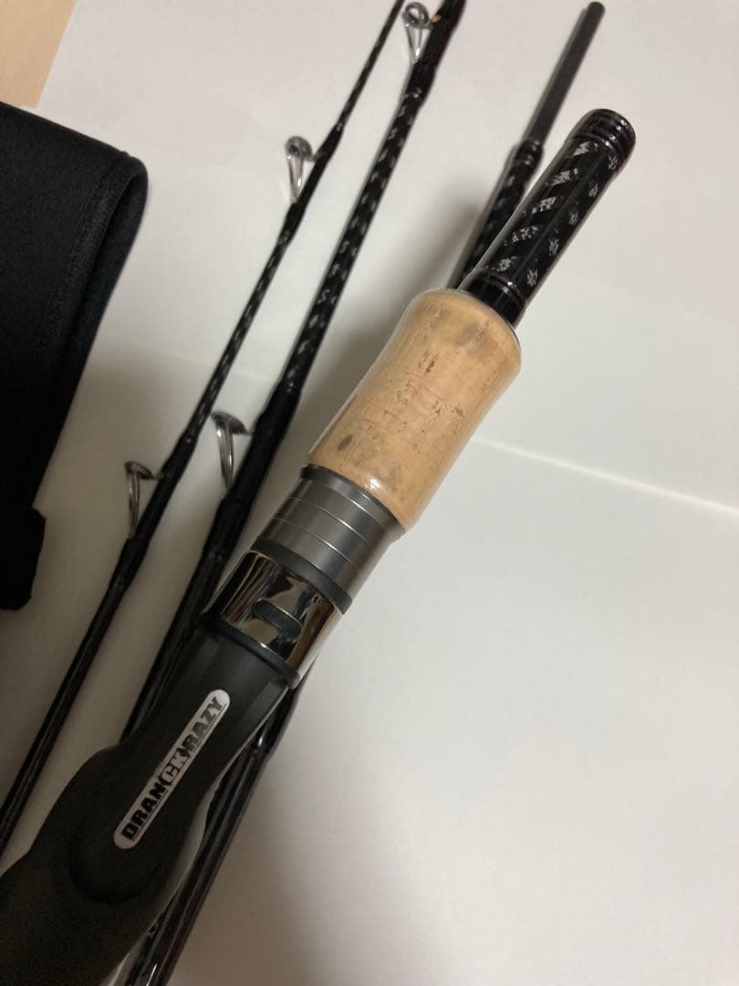 ドランクレイジー ブラックサーペント 怪魚ロッド 6.6ft パックロッド