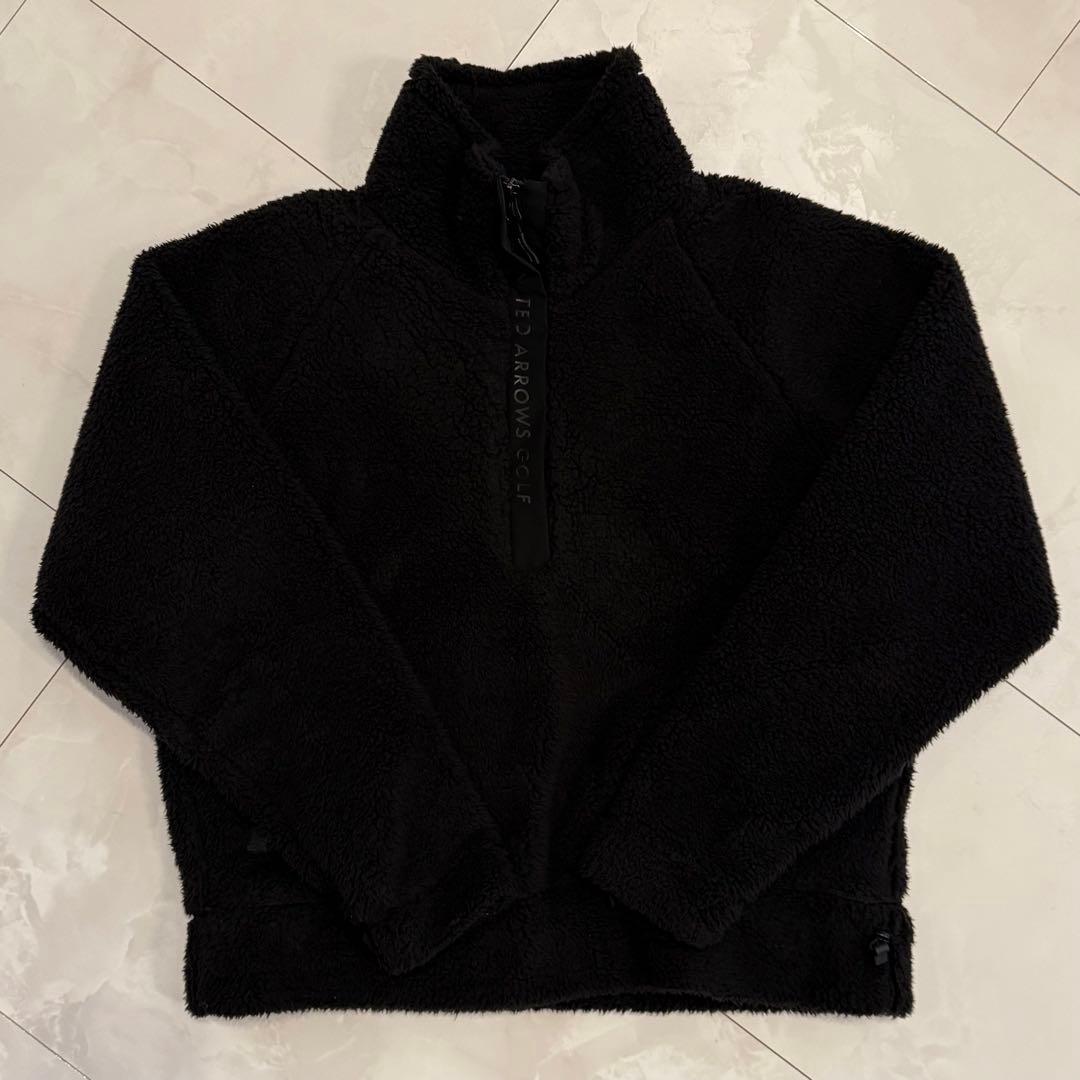 UNITED ARROWS GOLF ボア ハーフジップ プルオーバー