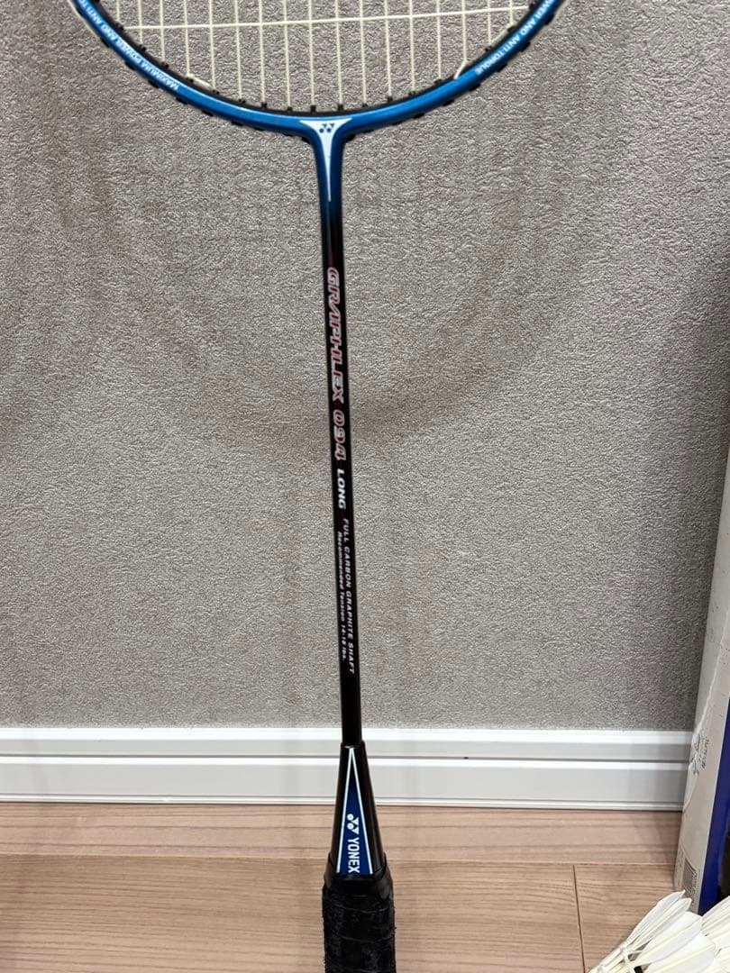 YONEX / BRIDGESTONE バドミントンラケット3本羽12個付き