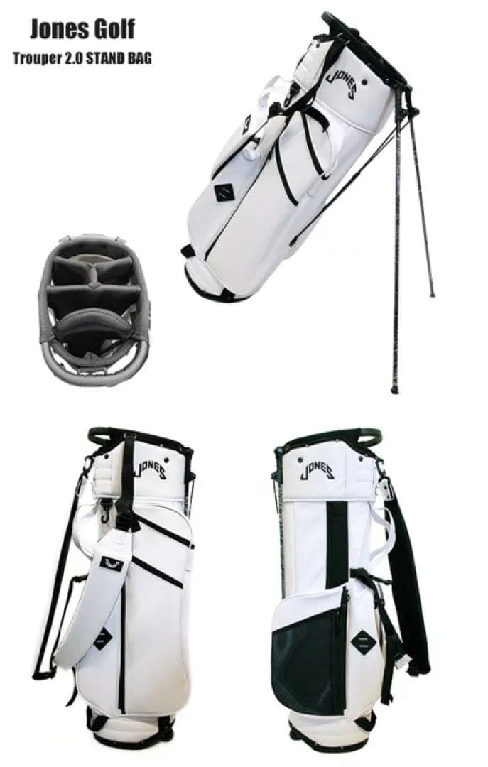 美品 JONES Trouper Stand Bag  キャディバッグ