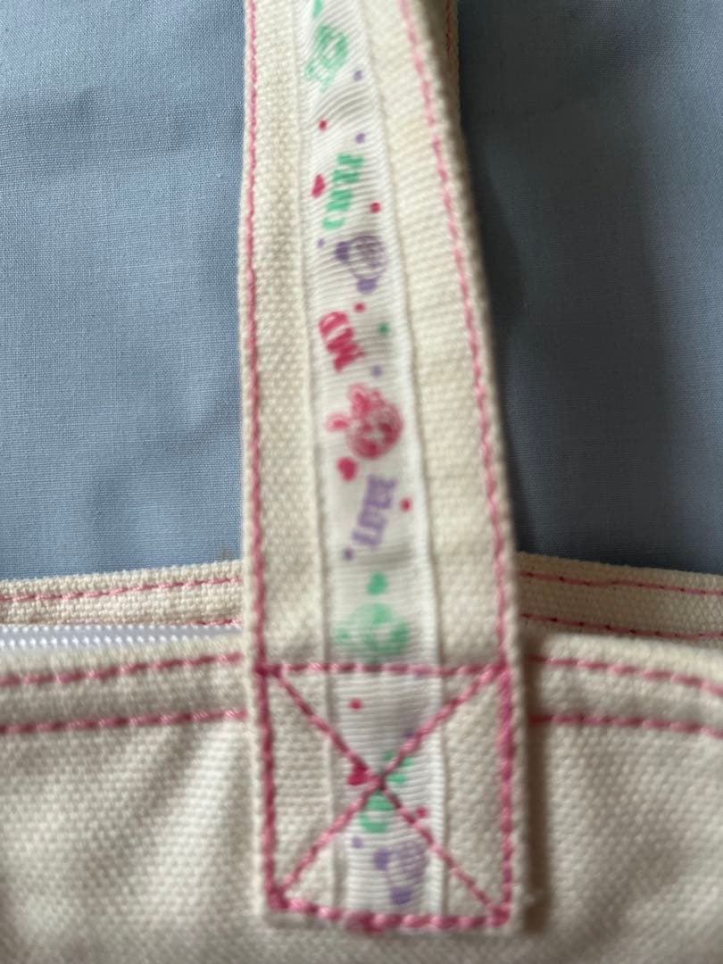 【希少/当時物】メゾピアノ キャンディパーラー トートバッグ ミミポポ 刺繍