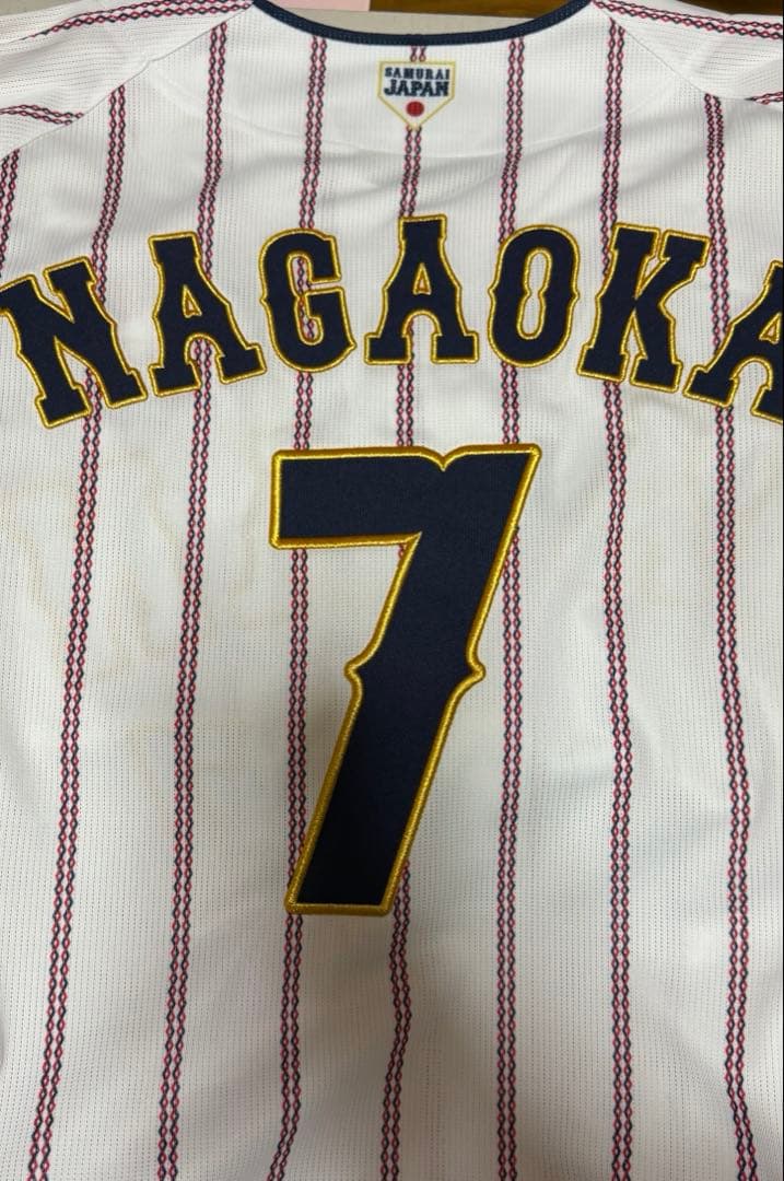 侍JAPAN ヤクルトスワローズ 長岡秀樹 ユニフォーム