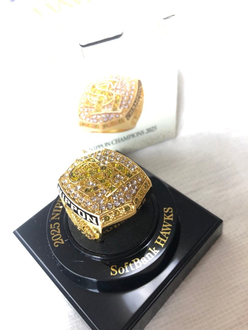 ソフトバンクホークス 応援グッズセット　チャンピオンリング