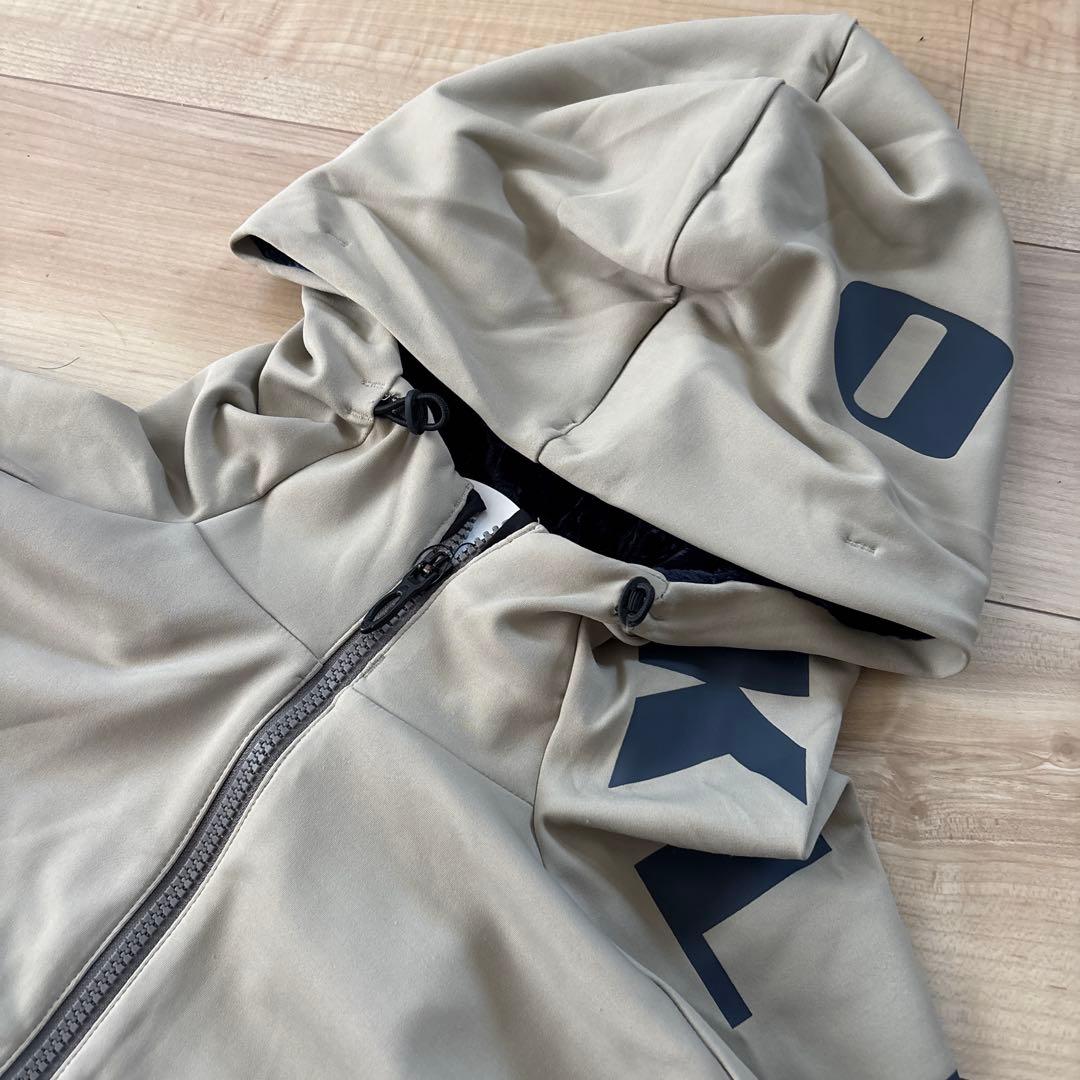 新品　オークリー　メンズ　トレーニングジャケット　ストレッチ　フード　L