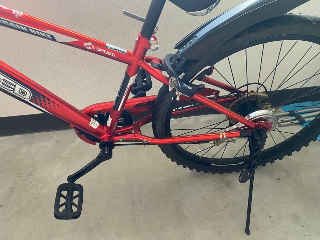 【引取り希望】自転車 子供用 24インチ 室内保管 赤 仙台市