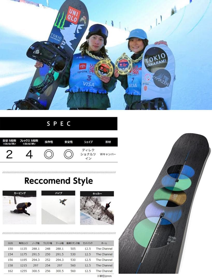 BURTON CUSTOM FLYING V 154cm 新品未使用 2025年