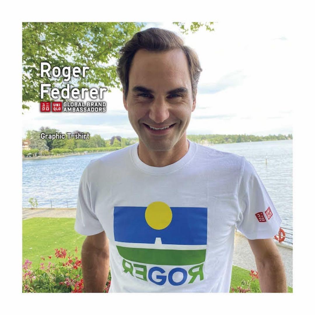 UNIQLO RF '21 フェデラー T-Shirt 米国限定 2色セット M