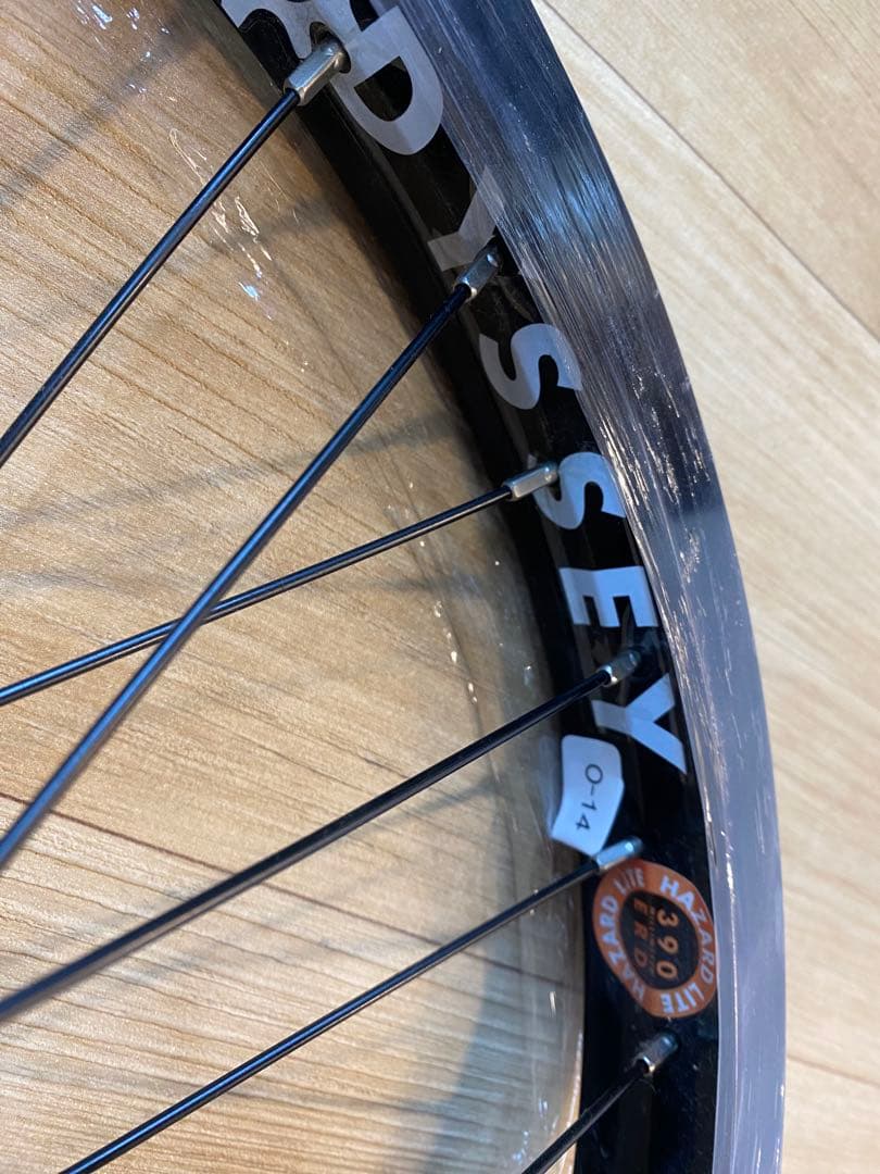 ODYSSEY BMX 20インチ 完組リアホイール 完成後車輪 ギヤ9T