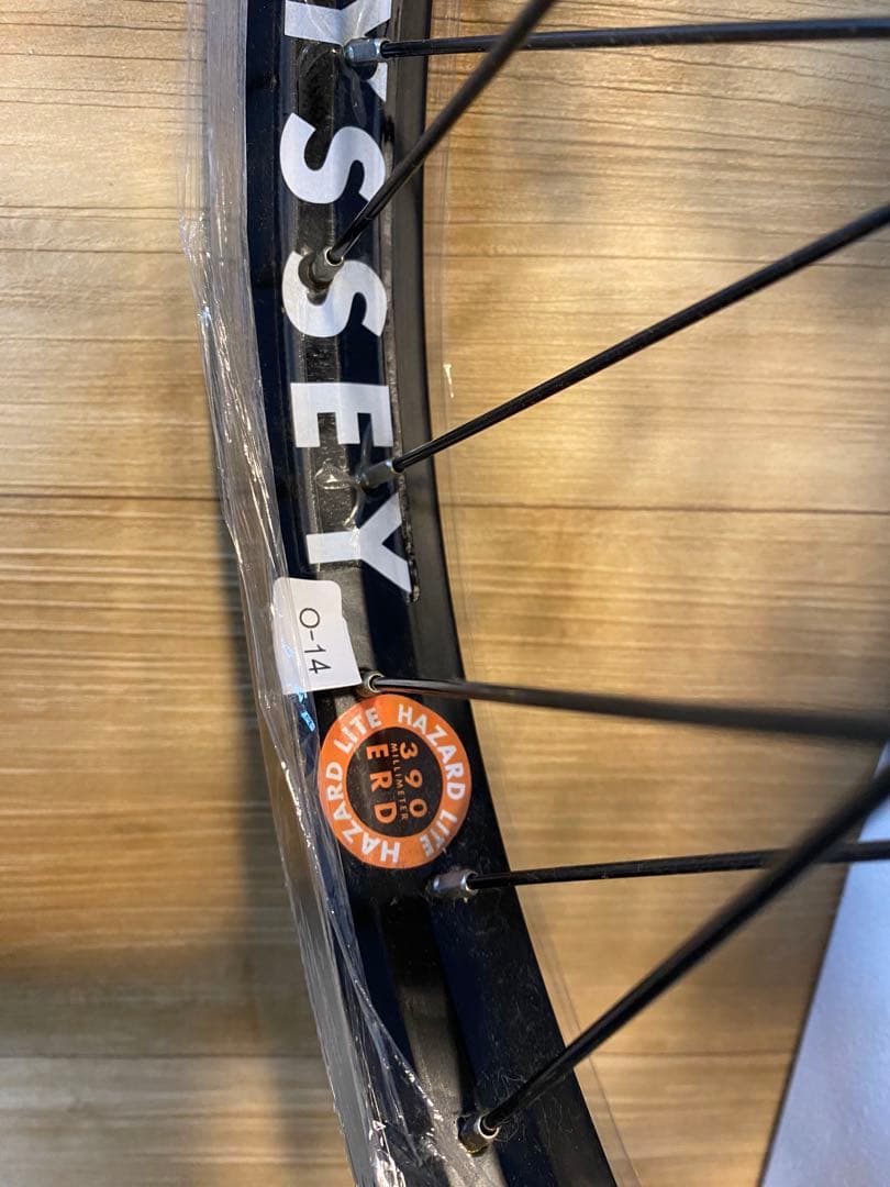 ODYSSEY BMX 20インチ 完組リアホイール 完成後車輪 ギヤ9T