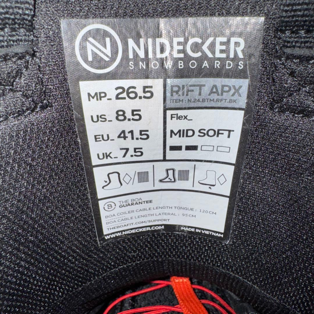 スノーボード NIDECKER RIFT 26.5