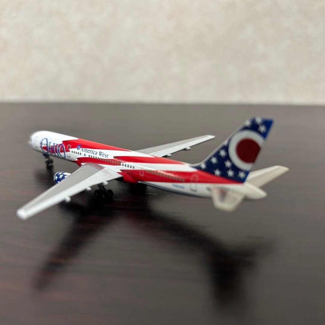 限定\"オハイオ\" アメリカウエスト航空 B757-200 Herpa 1/500
