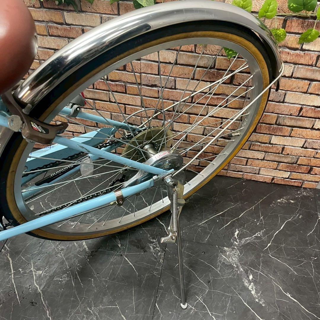 【110】子供用自転車 子供車 joyous 水色 26インチ 変速付き