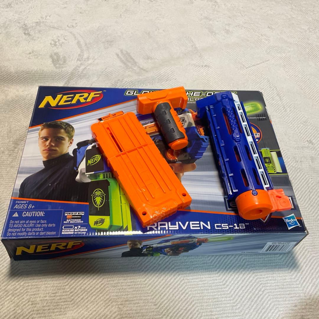 NERF RAYVEN アメリカ限定モデル　ナーフ　レイベン　発光弾付き