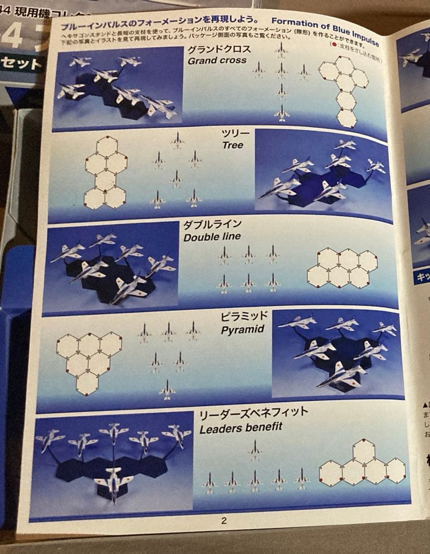 ブルーインパルス6機セット　塗装済み半完成品　童友社　1/144