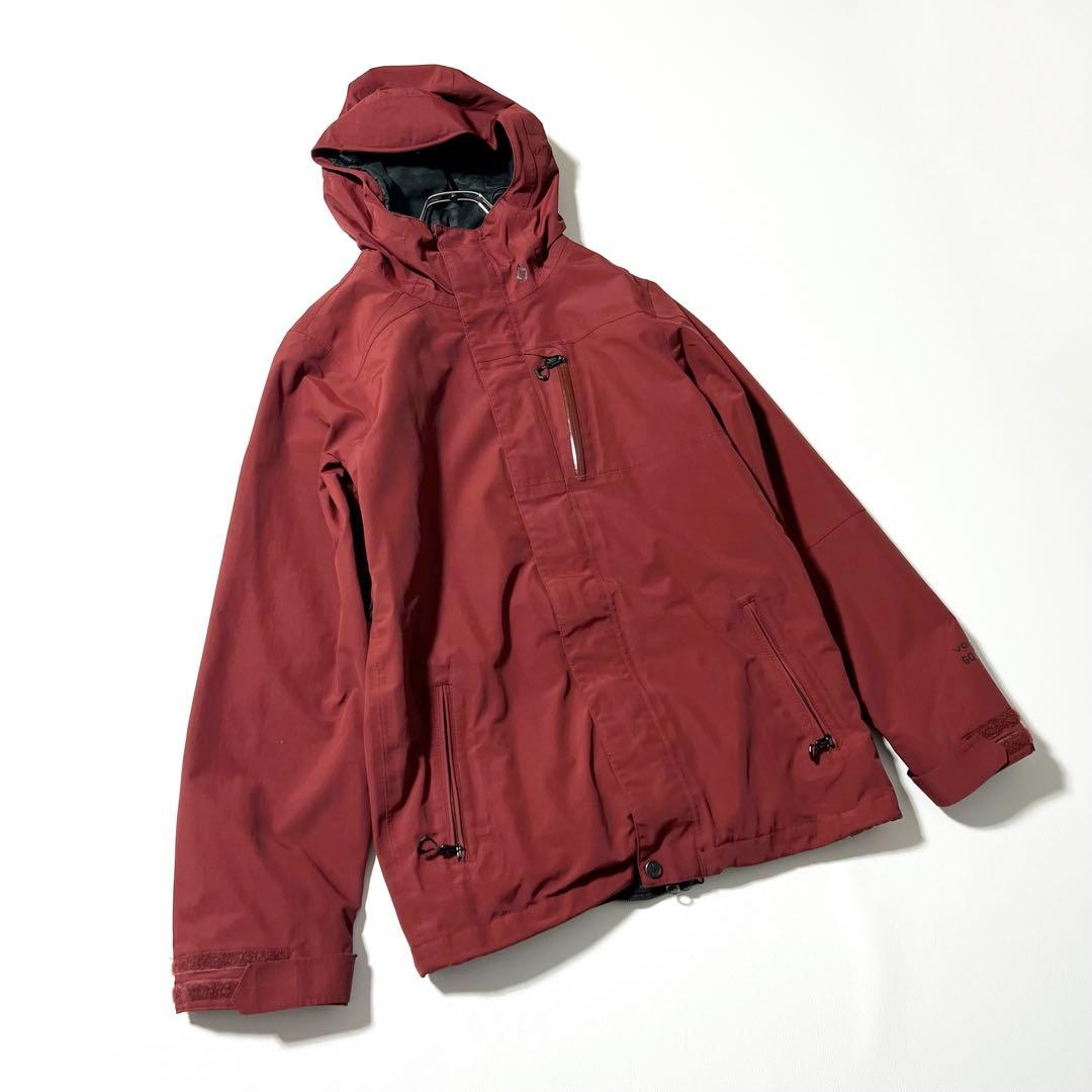 3393【美品】ボルコム　ジャケット ゴアテックス 無地　スノボウェア メンズ