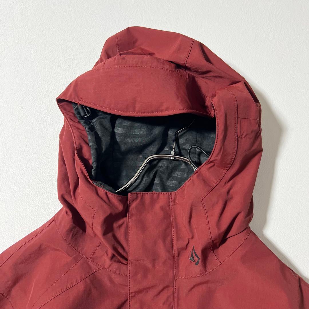 3393【美品】ボルコム　ジャケット ゴアテックス 無地　スノボウェア メンズ